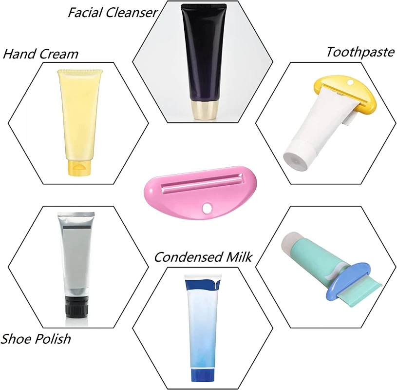 2pcs/set Toothpaste Squeezer Manual Tooth Paste Tube Squeezed Clips ...