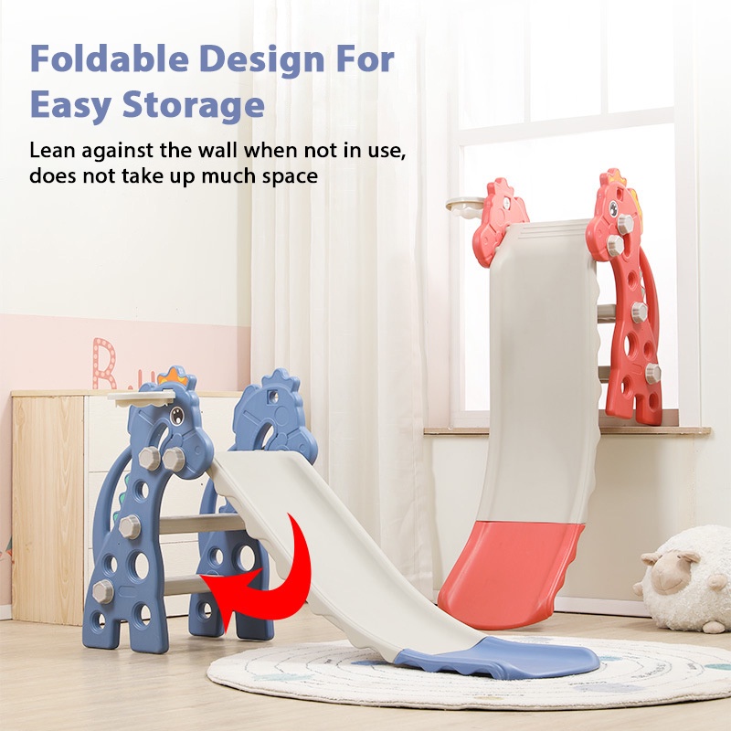 GDeal Childrens Foldable Slider Small Playground Toys Home Toddler Kids ...