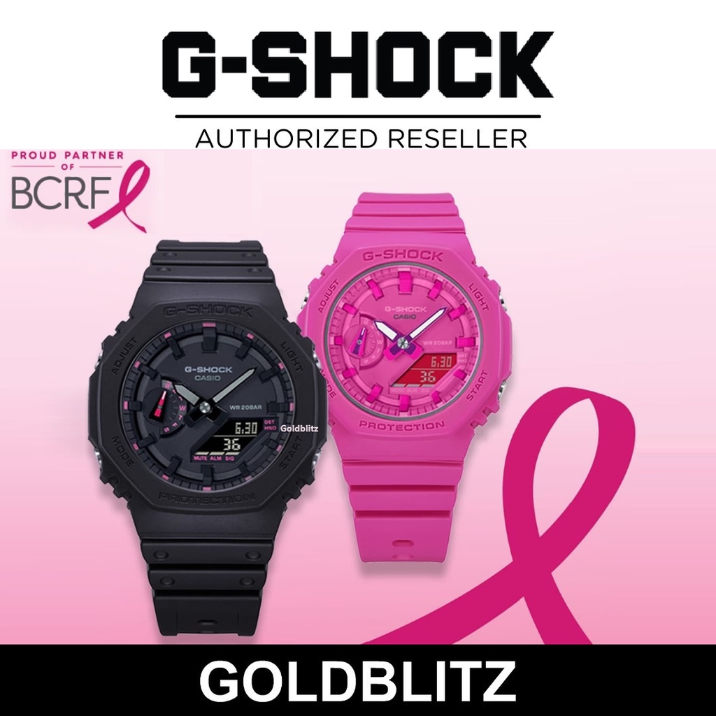 Casio G Shock X Bcrf Battling Breast Cancer Ga 2100p 1a Gma S2100p 4a Pink Ribbon Ga2100p 1a 8263