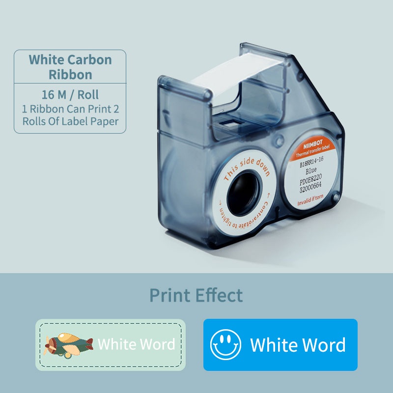 NIIMBOT N1 Ribbon for Thermal Transfer Label Printers – Color Resin ...