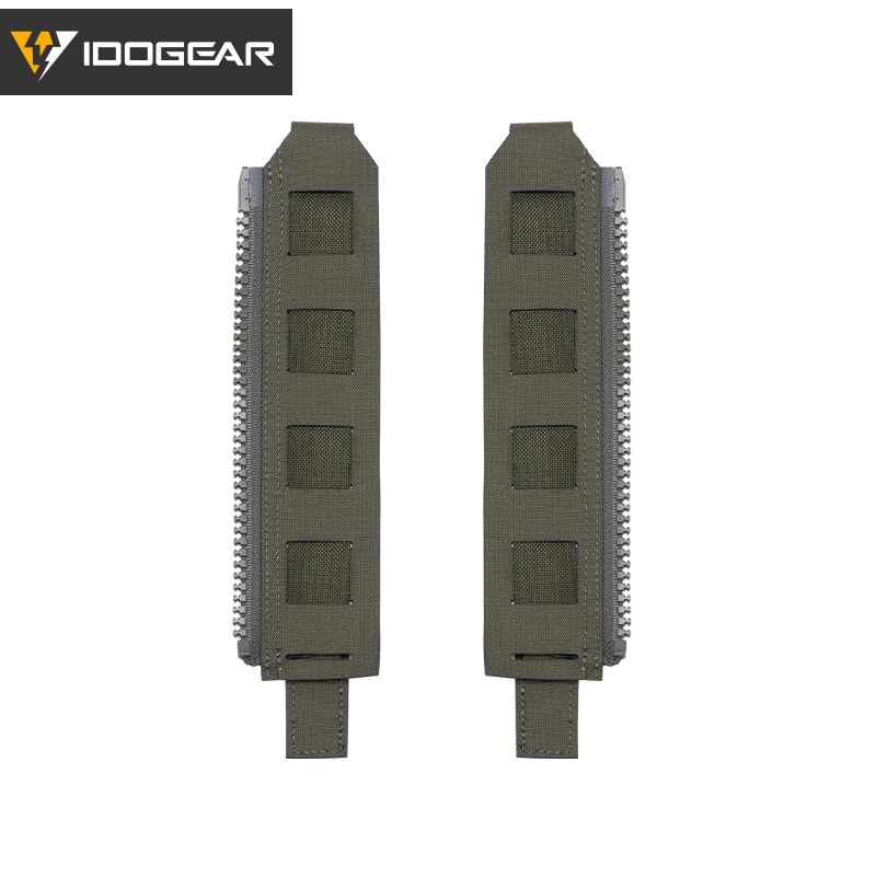 IDOGEAR Tactical Vest Back Zippers MOLLE Zipper Adapter For JPC FCPC