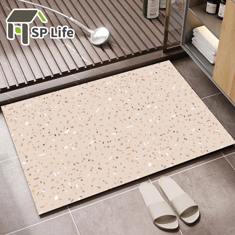 Stone Faucet Mat For Kitchen Sink – Diatomaceous Earth Splash Guard, Quick-Dry & Absorbent (White, 24x4 Inch)