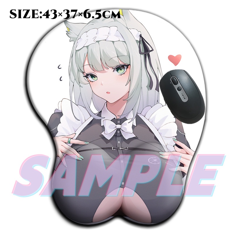 Arknights Kaltsit D Mouse Pad Oversized Boobs Sexy Big Breasts Soft