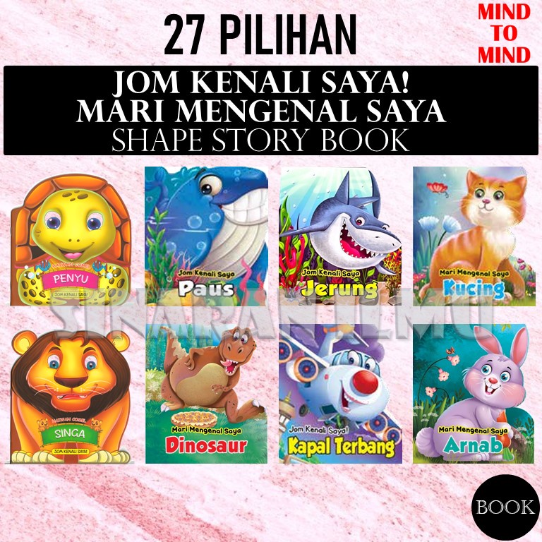 (SI)JOM KENALI SAYA HAIWAN COMEL & MARI MENGENAL SAYA SHAPE STORY BOOK ...