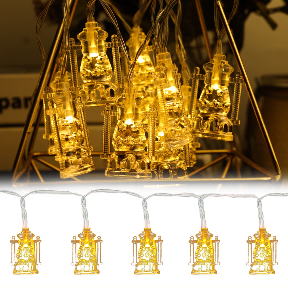 Ramadan Decorations 2024 Led String Lights Moon Star Light EID Mubarak ...