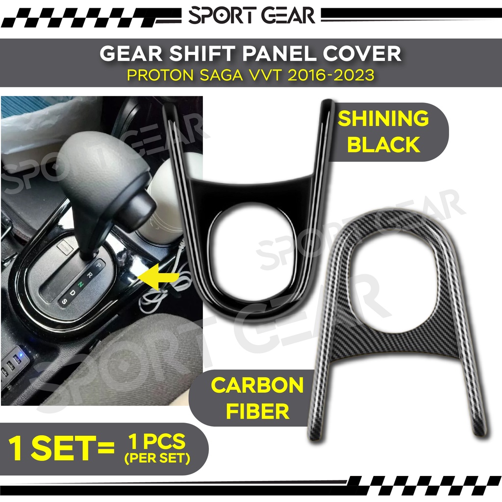 Honda Civic Gear Shift Trim Carbon Fiber Style Gear Shift Trim Cover For Honda Civic 2016-2020 – ABS Console Panel, Peel & Stick Carbon Fiber Console Trim
