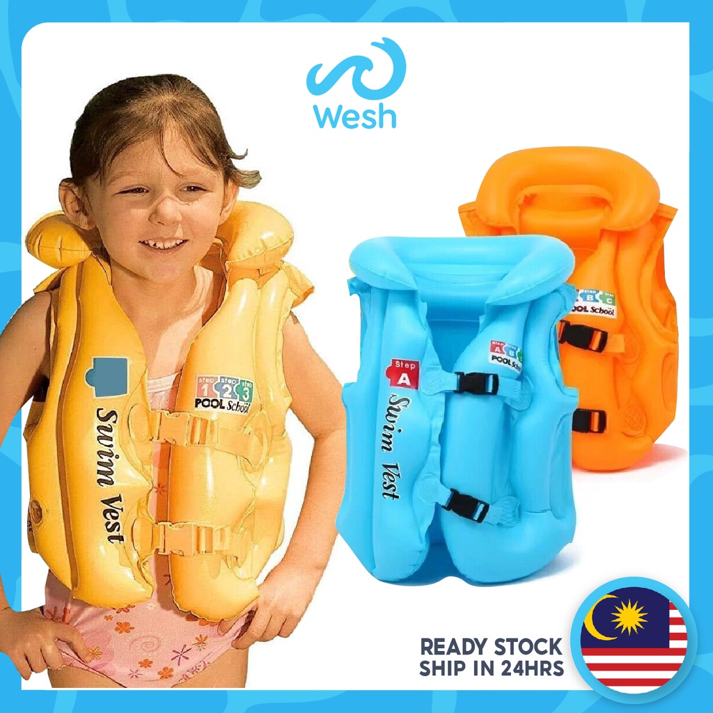 Baby Life Jacket Budak Kids Swim Vest Float Kid Swim Vest Floaties Life