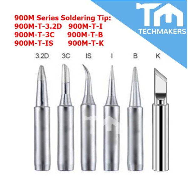 1pcs of 900M Series Soldering Tip Welding Sting Soldering Iron Tips TechMakers