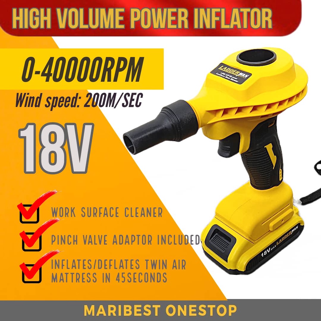 High volume power discount inflator