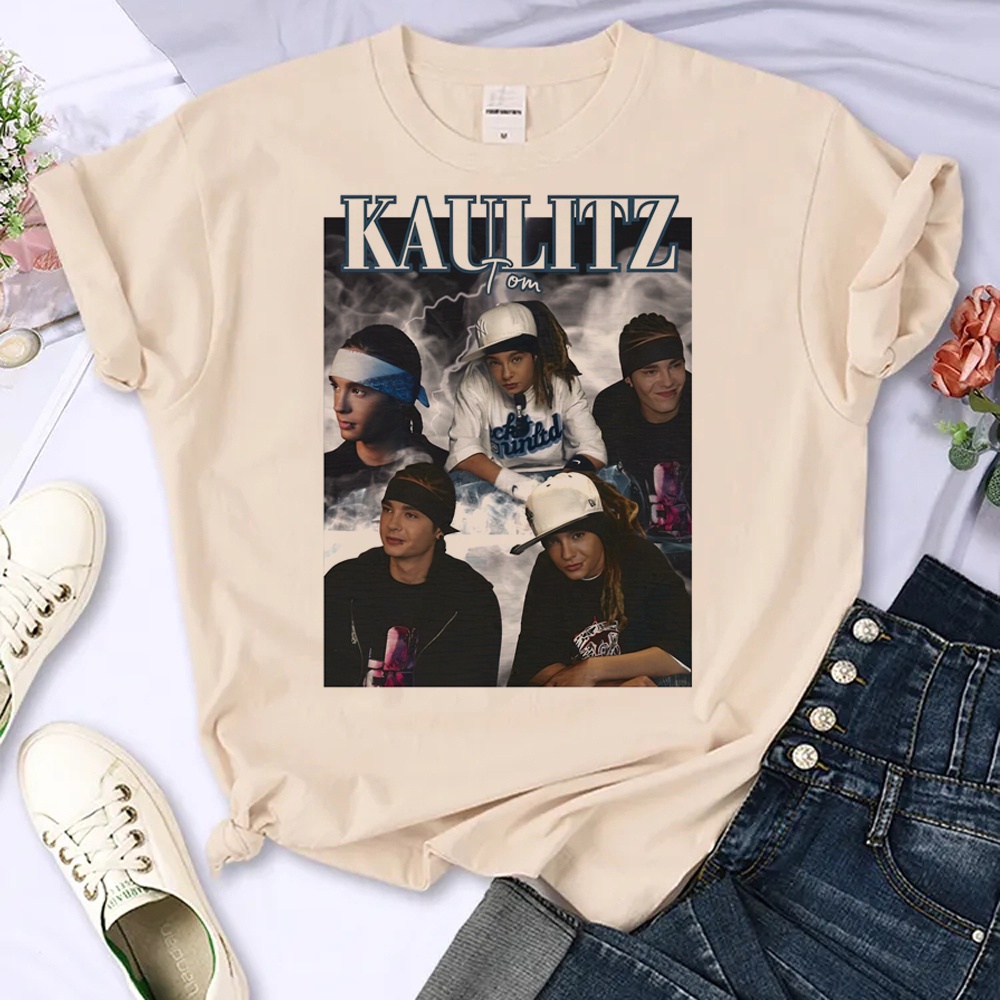 Tom Kaulitz Tokio Hotel t shirt women funny summer harajuku top female anime  graphic y2k clothing | Shopee Malaysia