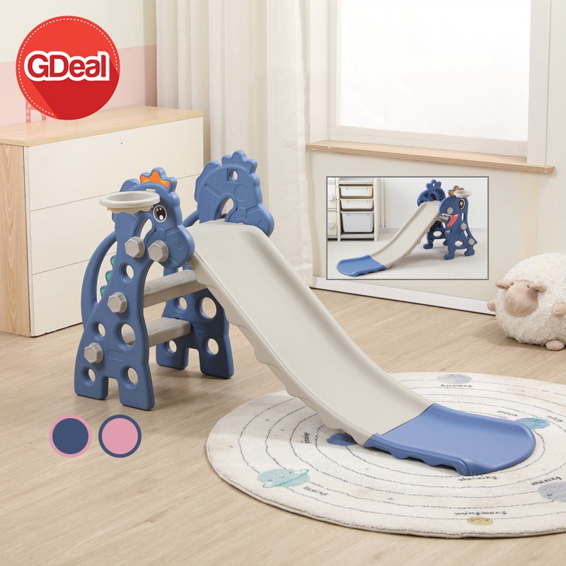 GDeal Childrens Foldable Slider Small Playground Toys Home Toddler Kids ...