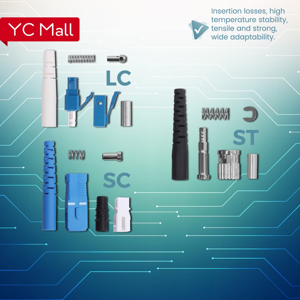 SC Simplex Singlemode Multimode Connector | Shopee Malaysia