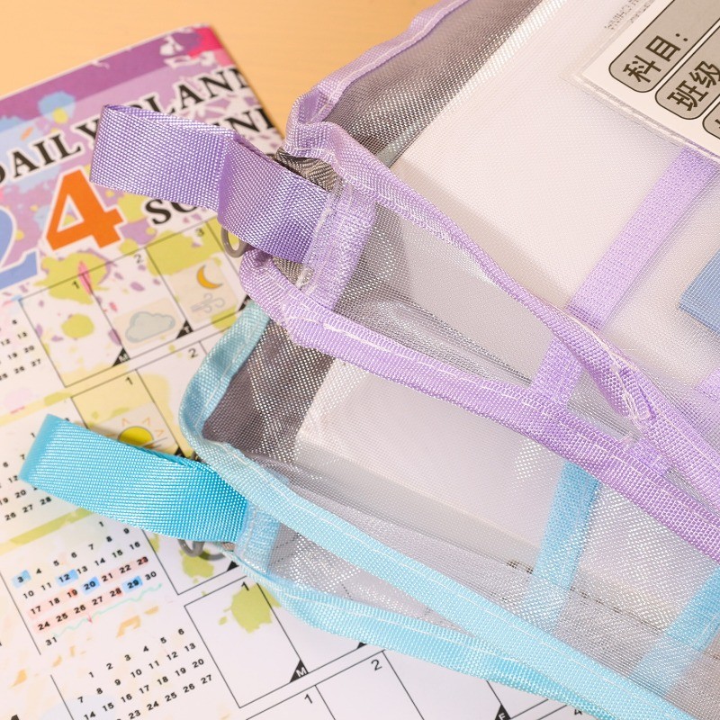 [ Featured ] L-shaped Mesh File Bag - Thickened Storage Pouch - Subject ...