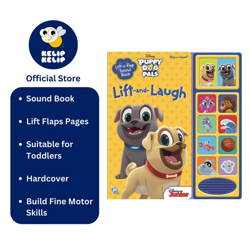 Disney Junior Puppy Dog Pals Sound Book Lift The Flaps Pages For ...