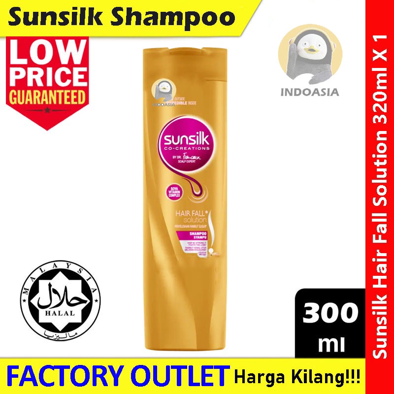 (GOLD) Sunsilk Hair Fall Solution 300ml Shopee Malaysia