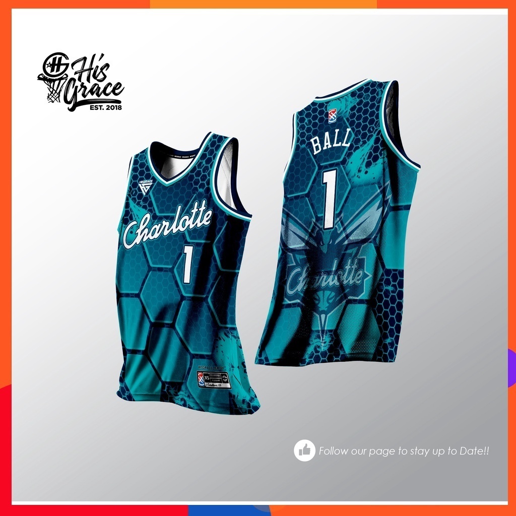 raya 2024 CHARLOTTE HORNETS FULL SUBLIMATION HG JERSEY | Shopee Malaysia