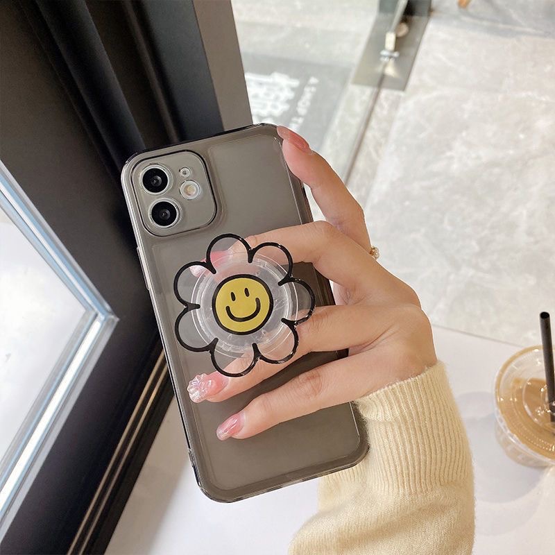 Cute Smiling Expression Phone Bracket Fashion Universal Love Heart ...