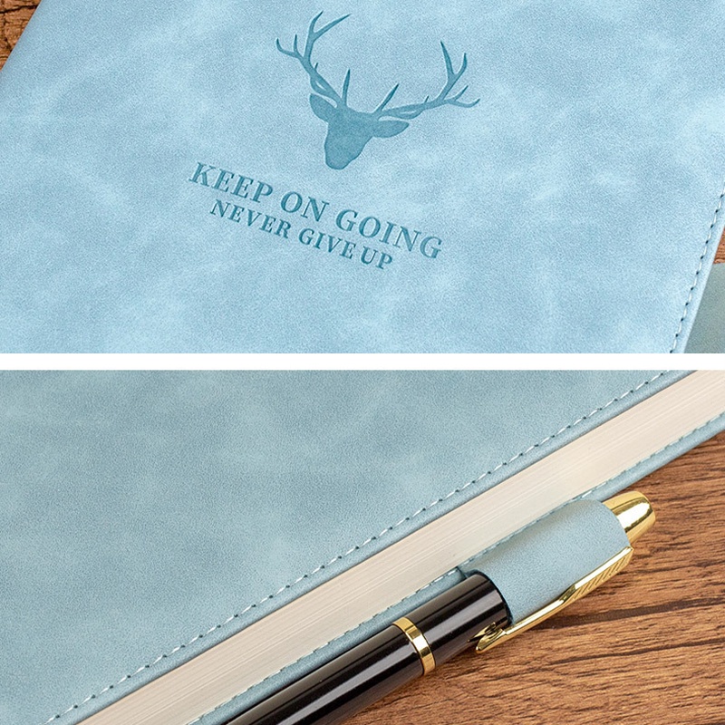 A5 Retro Notebook Super Thick 360 Pages Lined Refill Journal Diary Soft ...