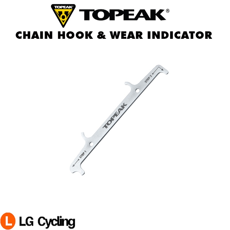 Topeak Chain Hook & Wear Indicator Tool Silver Bike Basikal Tool