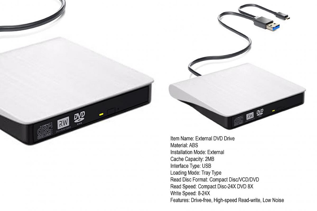 HUARMEY Driver Free External DVD Drive Laptop Accessories Type-C USB 30 ...