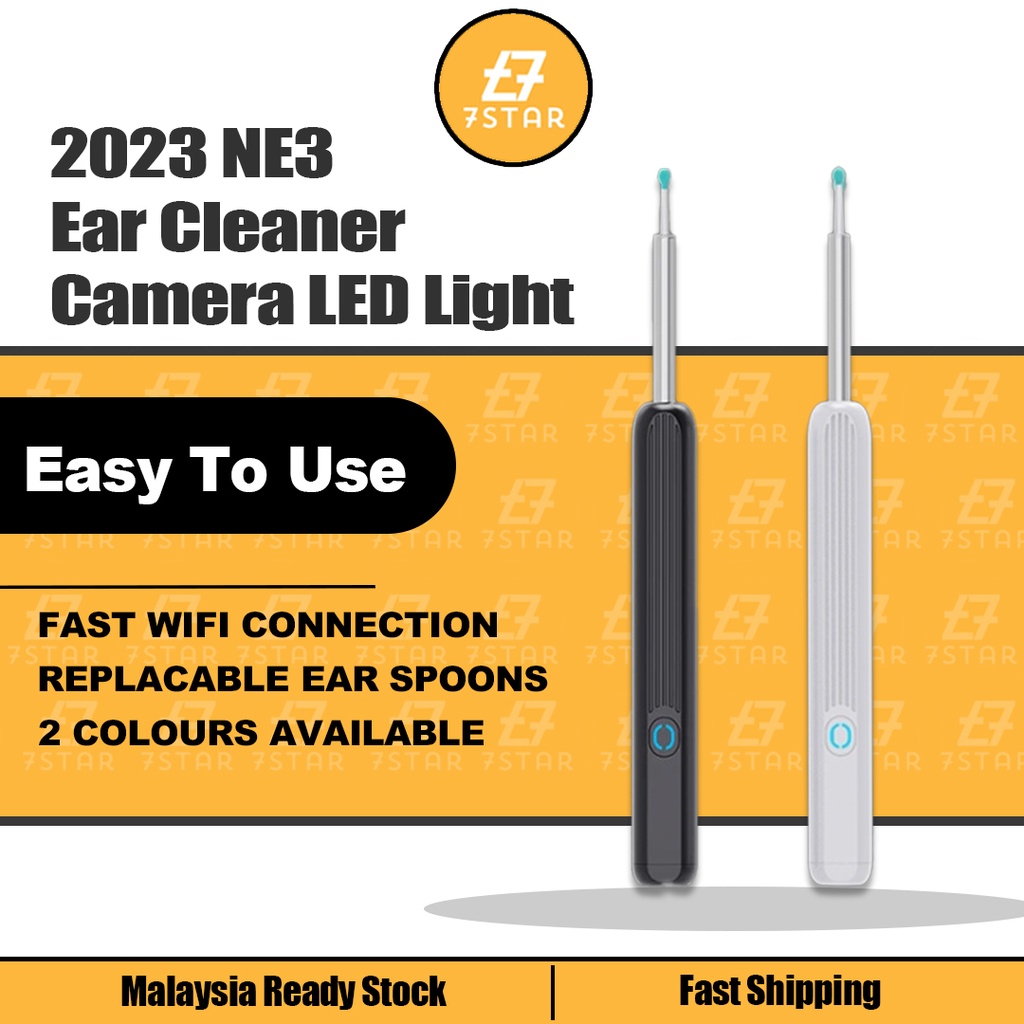 7star NE3 Ear Cleaner High Precision Ear Wax Removal Tool Camera LED ...