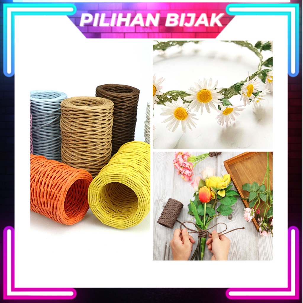 30Meter Paper Ribbon Wire Ribbon Paper Crepe Wire Ribbon Reben Korea ...