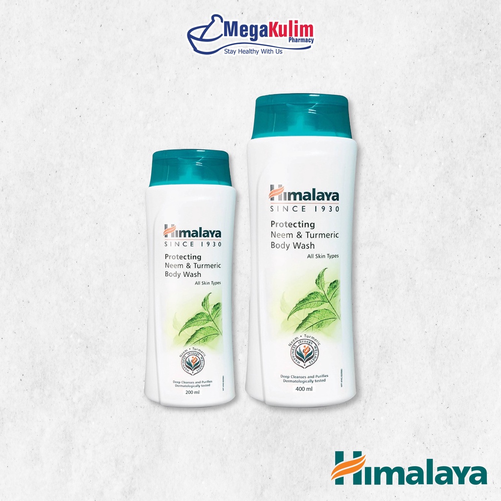 Himalaya Protecting Neem & Turmeric Body Wash (200mL / 400mL) Shopee
