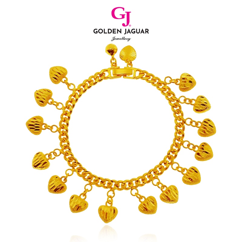 Gj Jewellery Emas Bangkok Korea 24k Gold Plated Bracelet Gelang Tangan