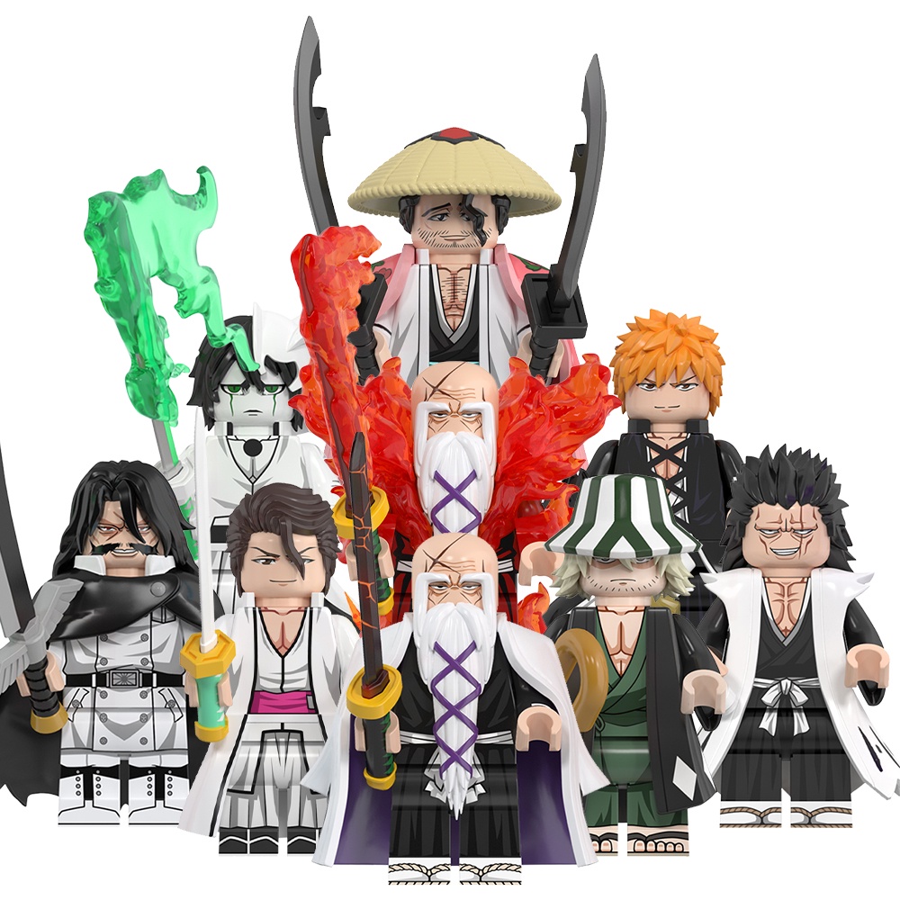 MOOXI BLEACH Compatible LEGO MiniFigures Zaraki Kenpachi Kurosaki