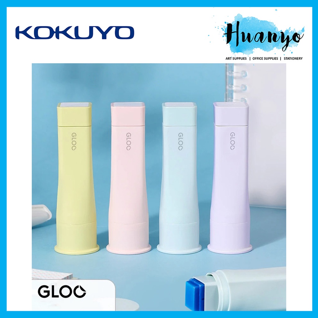 [Limited Edition] Kokuyo Gloo Square Tip Pastel Glue Stick Disappearing ...