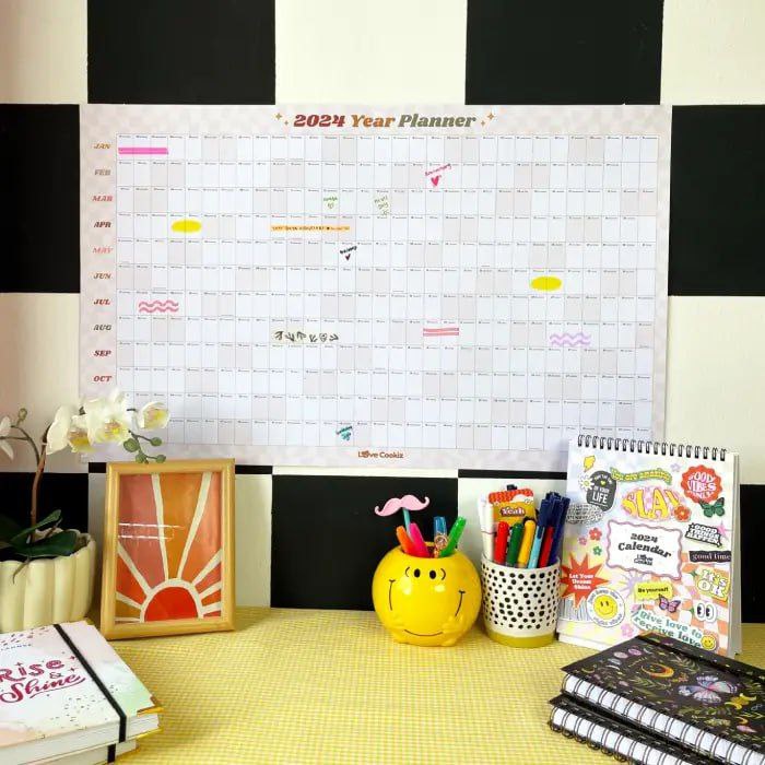 2024 Yearly Wall Planner Shopee Malaysia