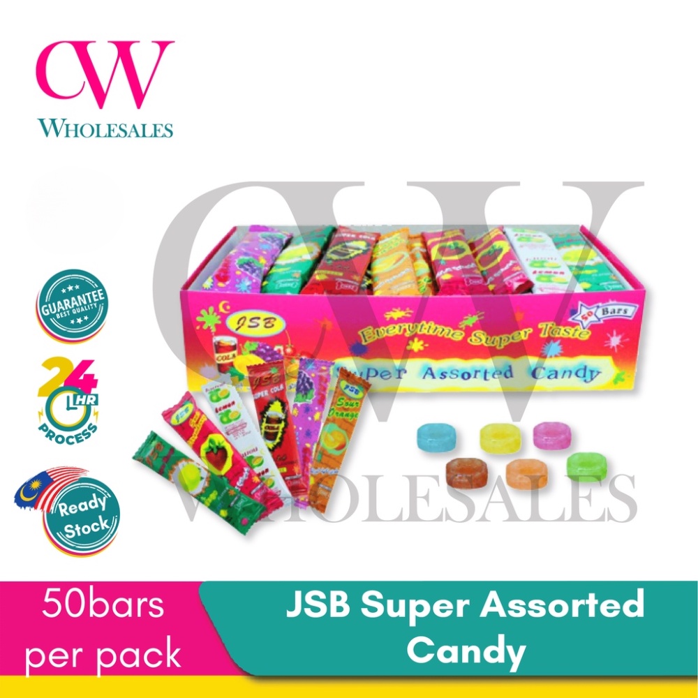 JSB Super Assorted Candy 50 packs x 6g | Shopee Malaysia