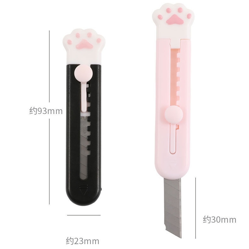 Lovely Cat Paw Mini Portable Utility Knife Paper Cutter Cutting Paper ...