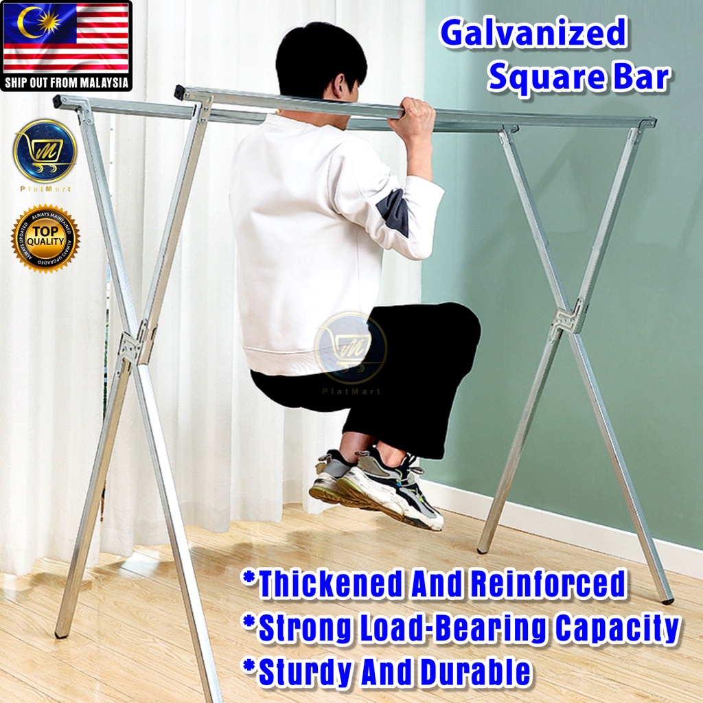 PlatMart - [READY STOCK] X Design Square Bar Folding Drying Racks ...