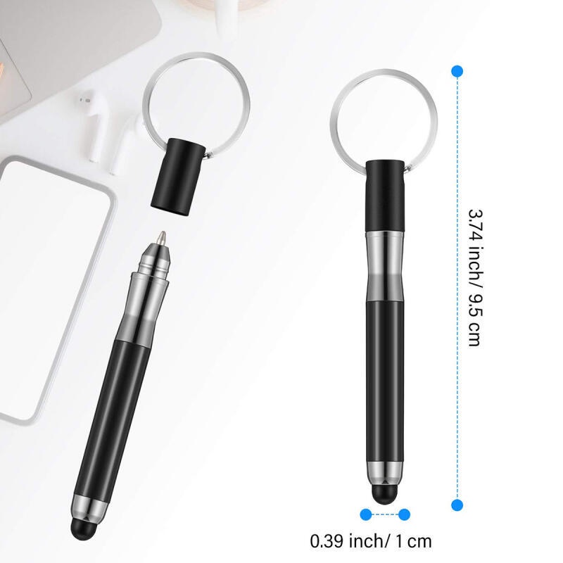Ankndo 2 in 1 Stylus Pen Mini Capacitive Pens with Key Ring Soft Tip ...