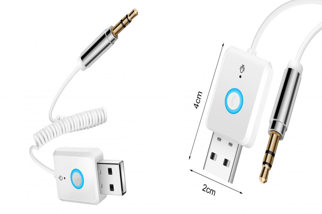 SDRU Receiver Audio Adapter Wireless Bluetooth Car