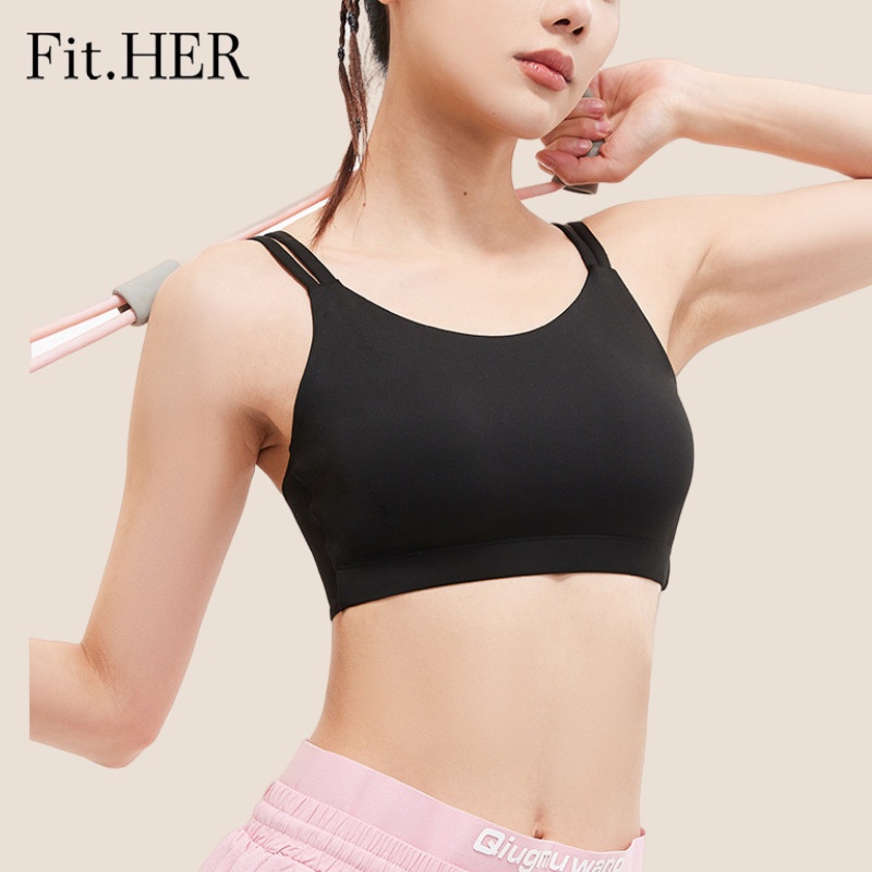 Fit.HER Sports Bra With High Elasticity And Thin Straps On Both