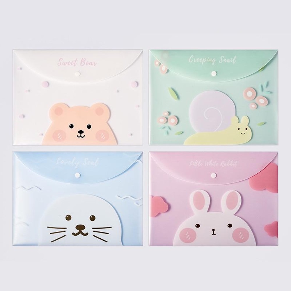 (M'sia Ready Stock) Popular Korea A4 Fail Butang Sekolah Hadiah Pelajar ...
