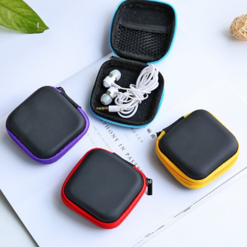 Earbud Wired Headphone Protective Case / Usb Cable Organizer Carrying ...