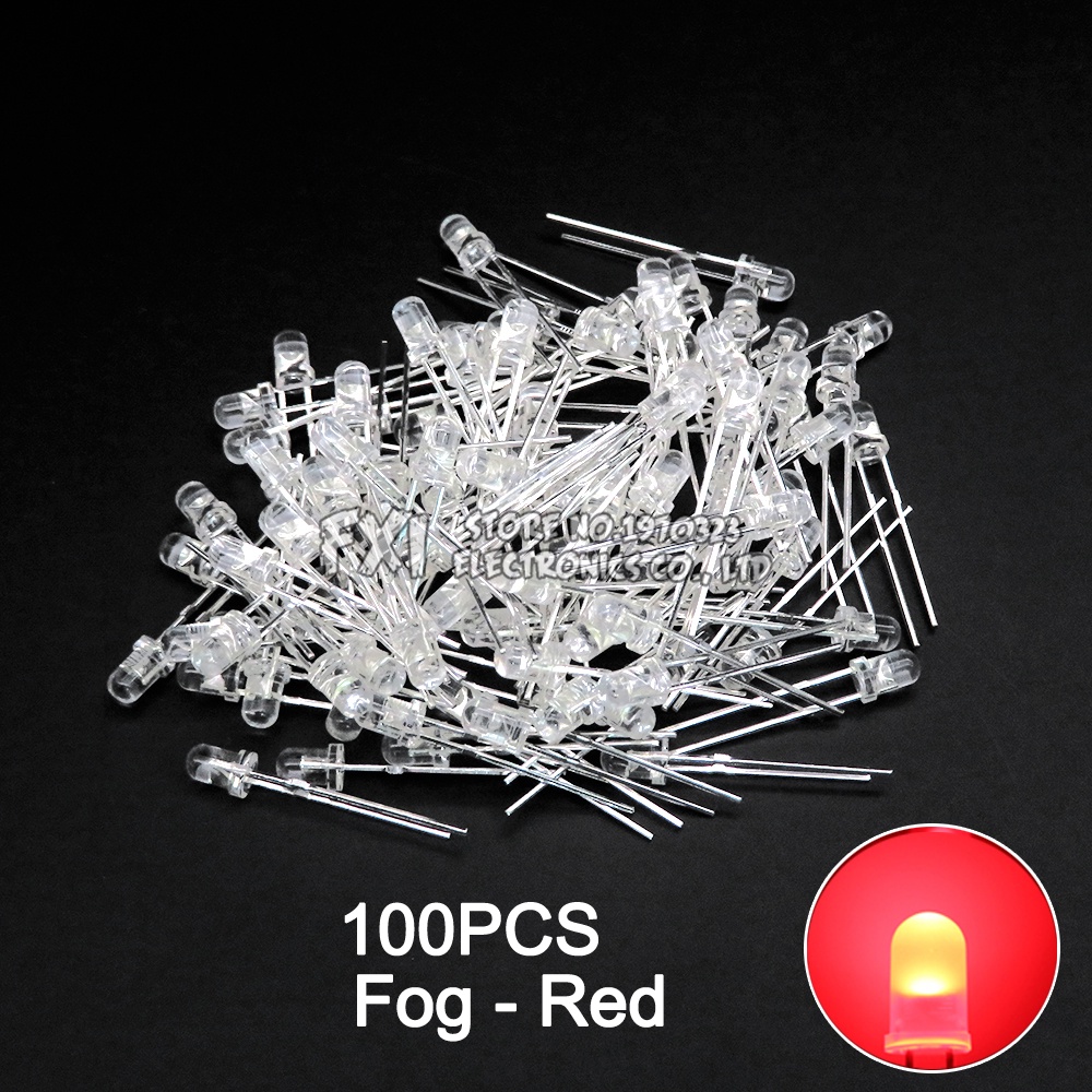 3MM Mist LED White Hair Red White Blue White Hair Yellow White Hair ...