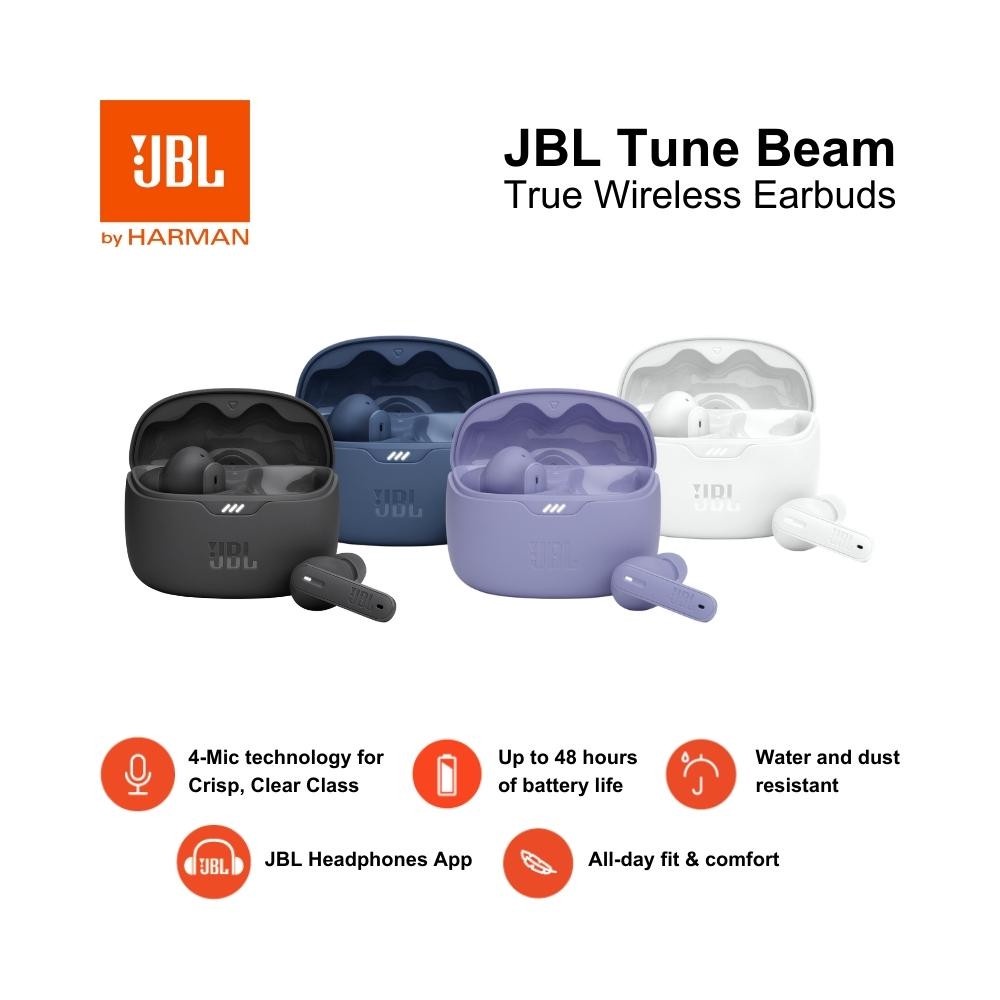 JBL Tune Beam Wireless ANC Earbuds