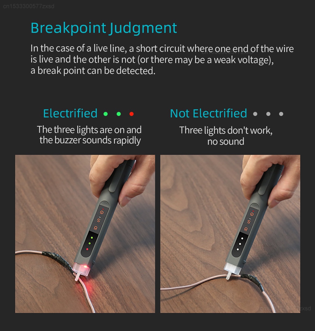 Mijia JM-G2704 Mini Electric Test Pen Non-Contract Cordless Electricity ...