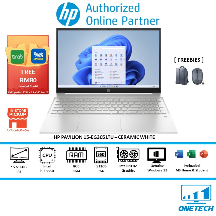 Hp Pavilion 15 Eg3051tu 15 Eg3052tu 15 Eg3053tu 15 Eg3054tu 156 Ipsi5 1335u8gb512gb 3236