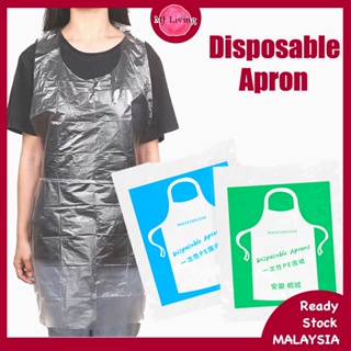 Disposable apron / adult children / commercial or household waterproof and  oil-proof / APRON PLASTIK Pakai Buang