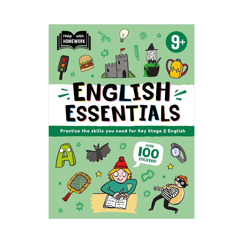 English Essentials Educational Workbook With 100+ Fun Reward Stickers ...