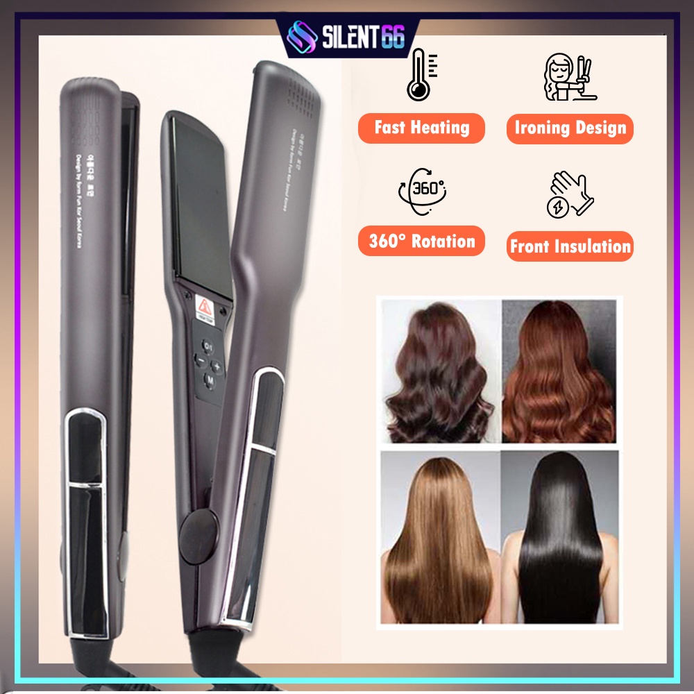 READY STOCK Ubeator Korean Ceramic Hair Straightener Fast Heating Flat Iron 3D Floating Plate