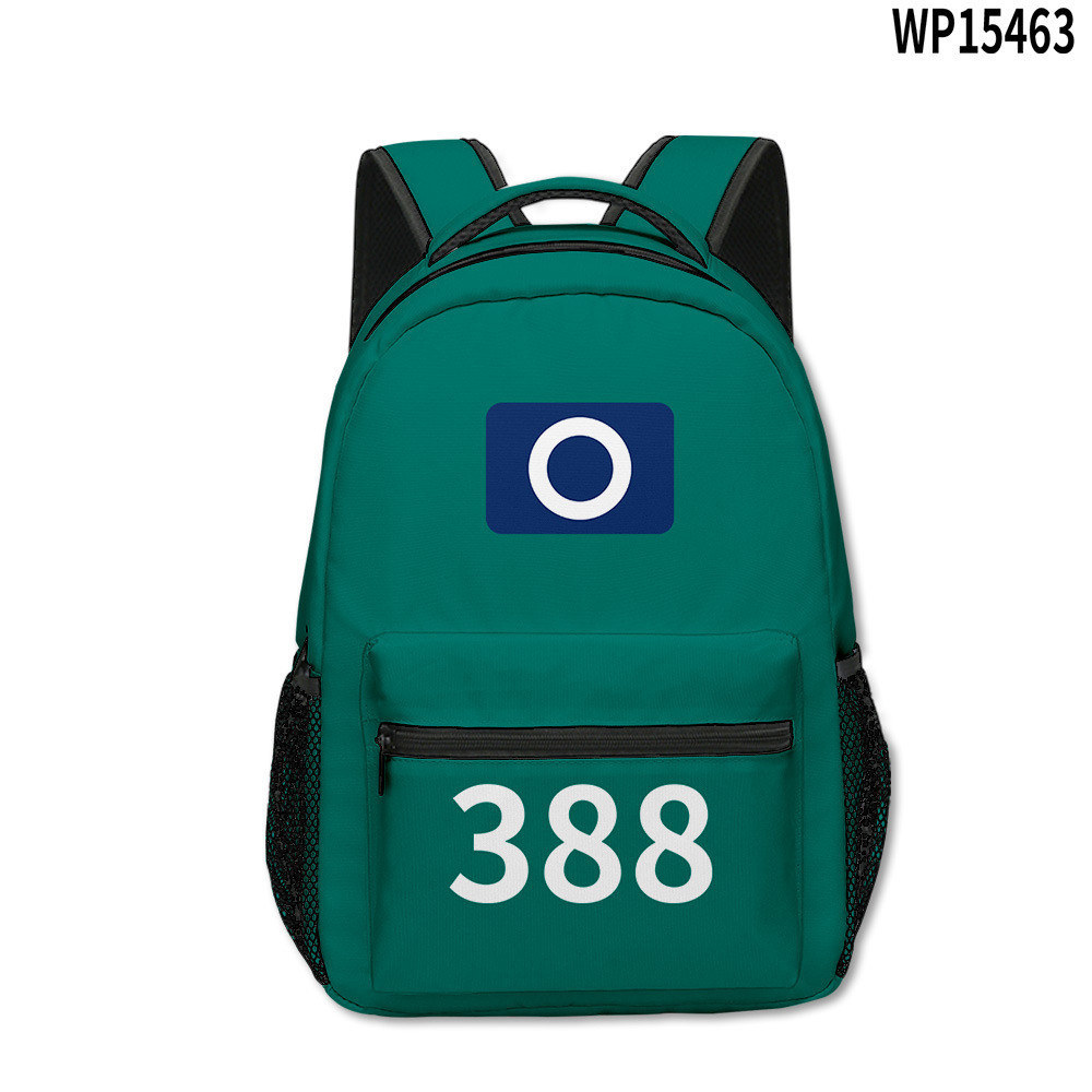 Season 2 Squid Game Backpack 456 230 001 120 Printing Cosplay Childrens ...