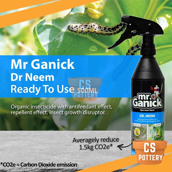 BABA Mr Ganick Dr Neem (500ml) (1 Liter) Gardening Liquid Spray Ready ...