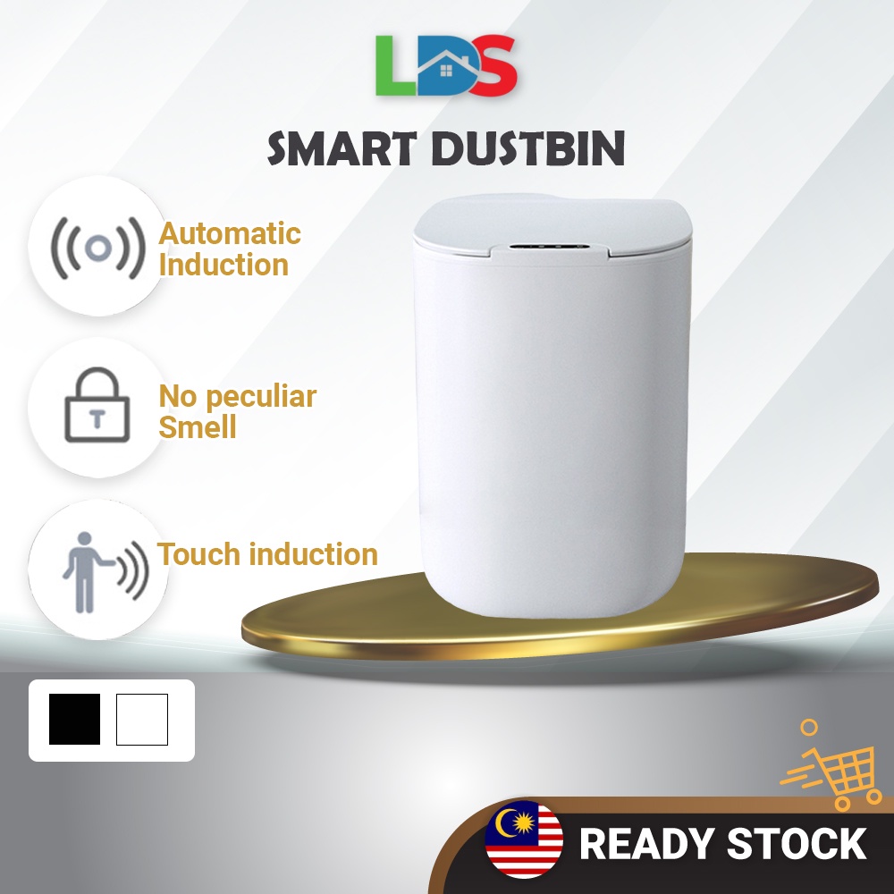LDS Automatic Dustbin Room Smart Dustbin Kitchen Dustbin Rubbish Bin