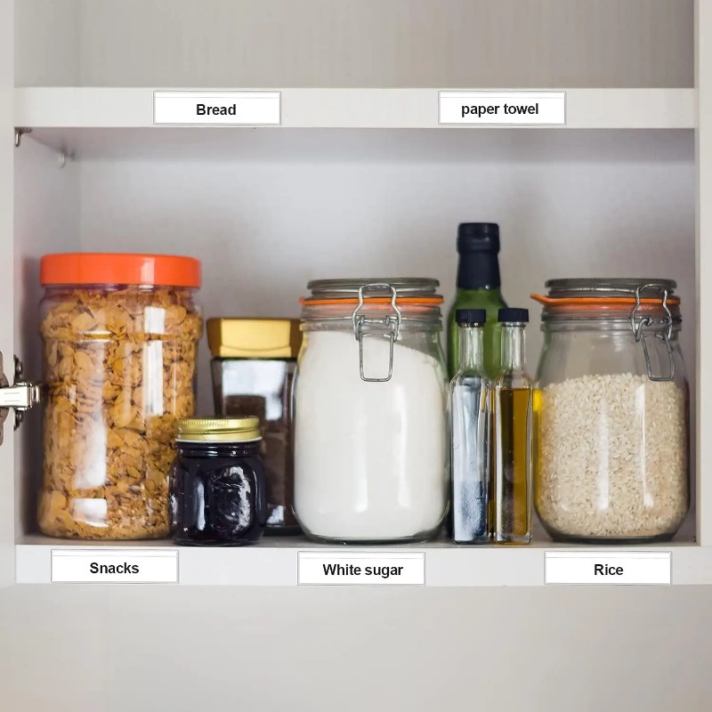 Office Kitchen Warehouse Organizer Supplies / 4Pcs Transparent Self ...